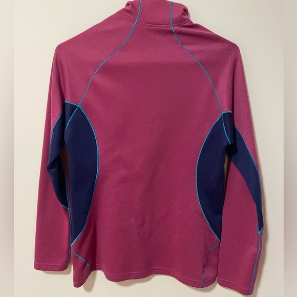 Patagonia Midweight Capilene 1/4 Zip Top Pink and Blue Women’s S - Picture 6 of 10